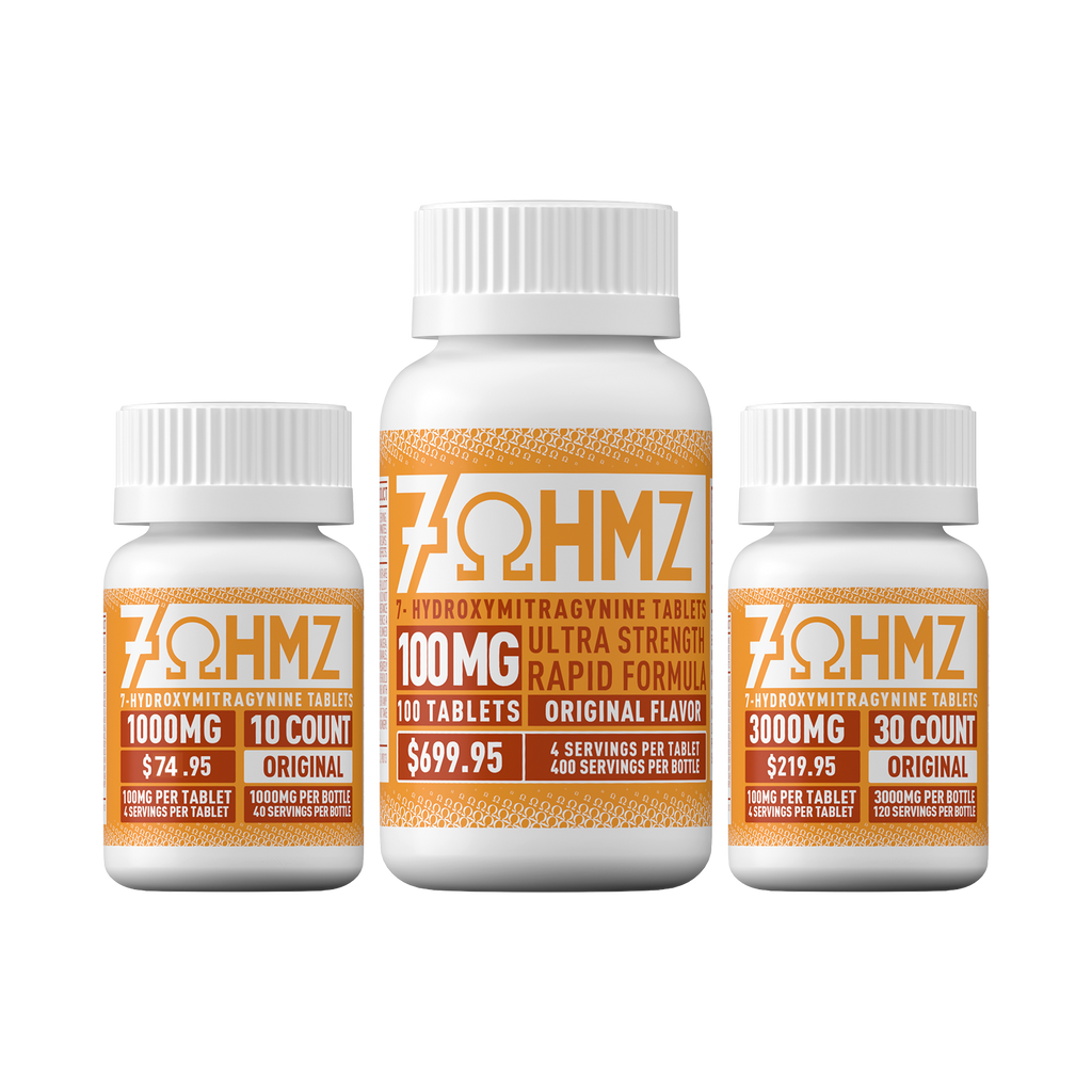 7OHMZ 100mg (10, 30, & 100 count)