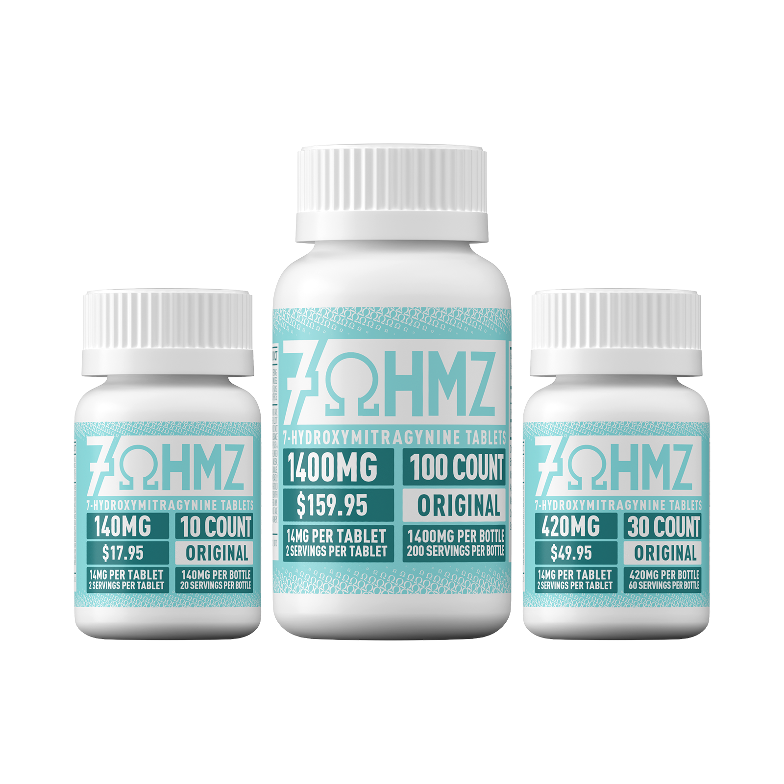 7OHMZ 14MG 10 count 30 count 100 count