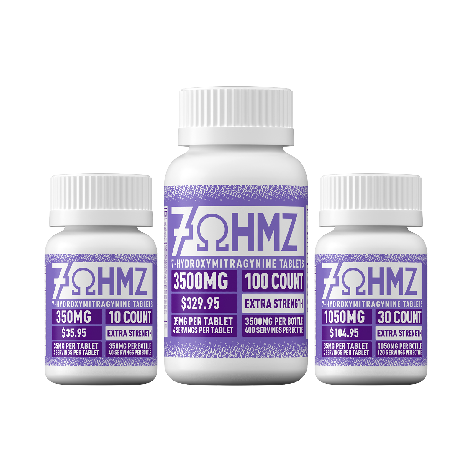 7OHMZ 35mg Tablets (10ct / 30ct / 100ct Bottle)