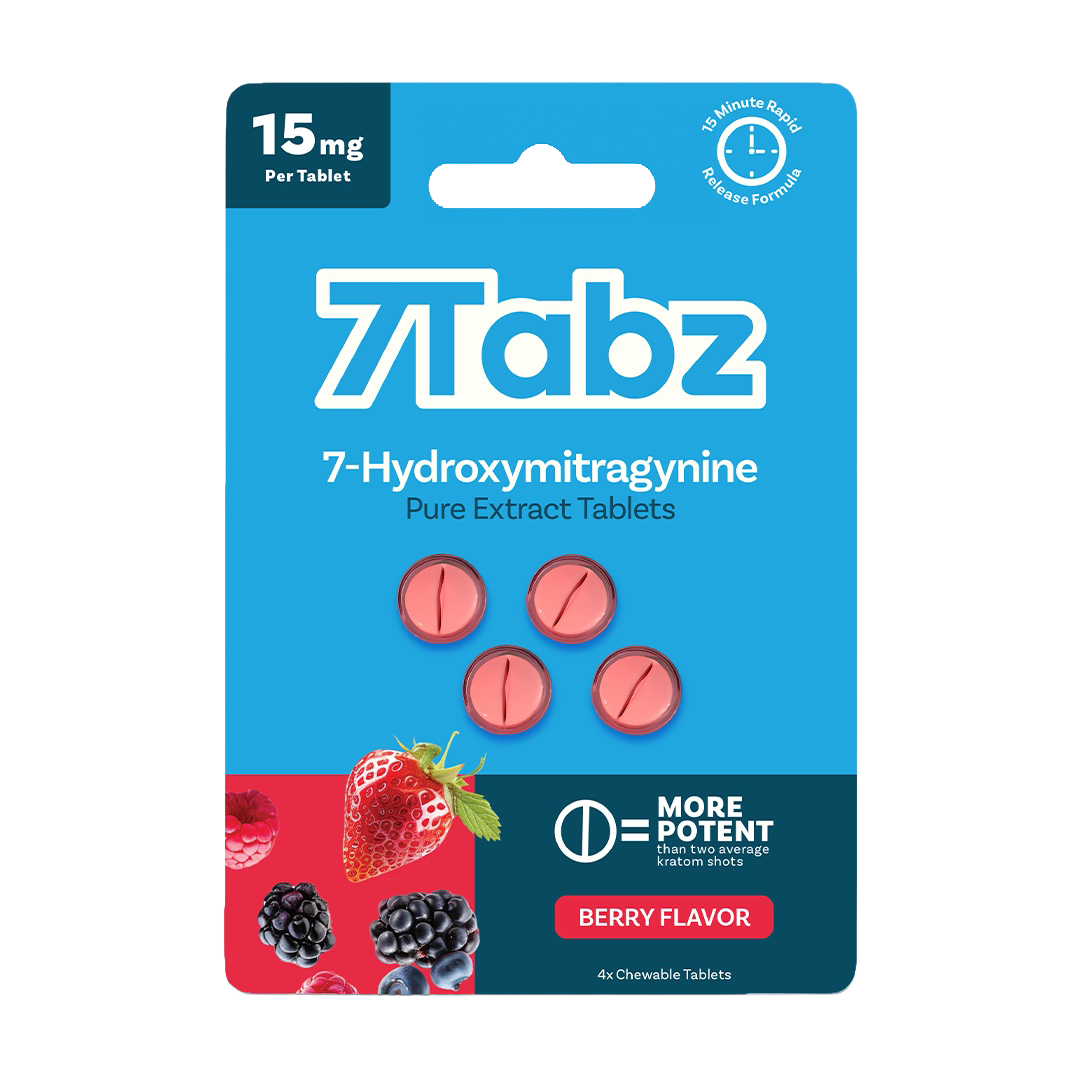 7tabz pure extract chewable tablets berry 15mg 4ct