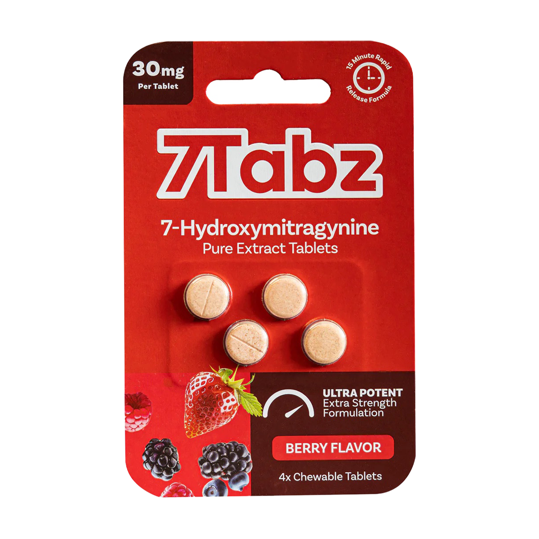 7Tabz 30mg 4 Count - Berry Flavor