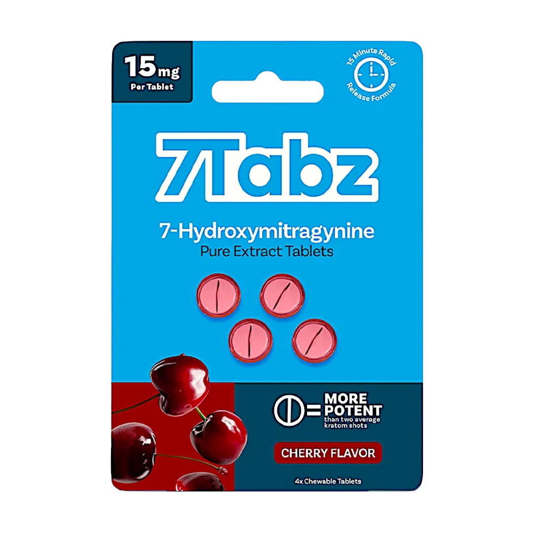 7tabz pure extract chewable tablets cherry 15mg 4ct