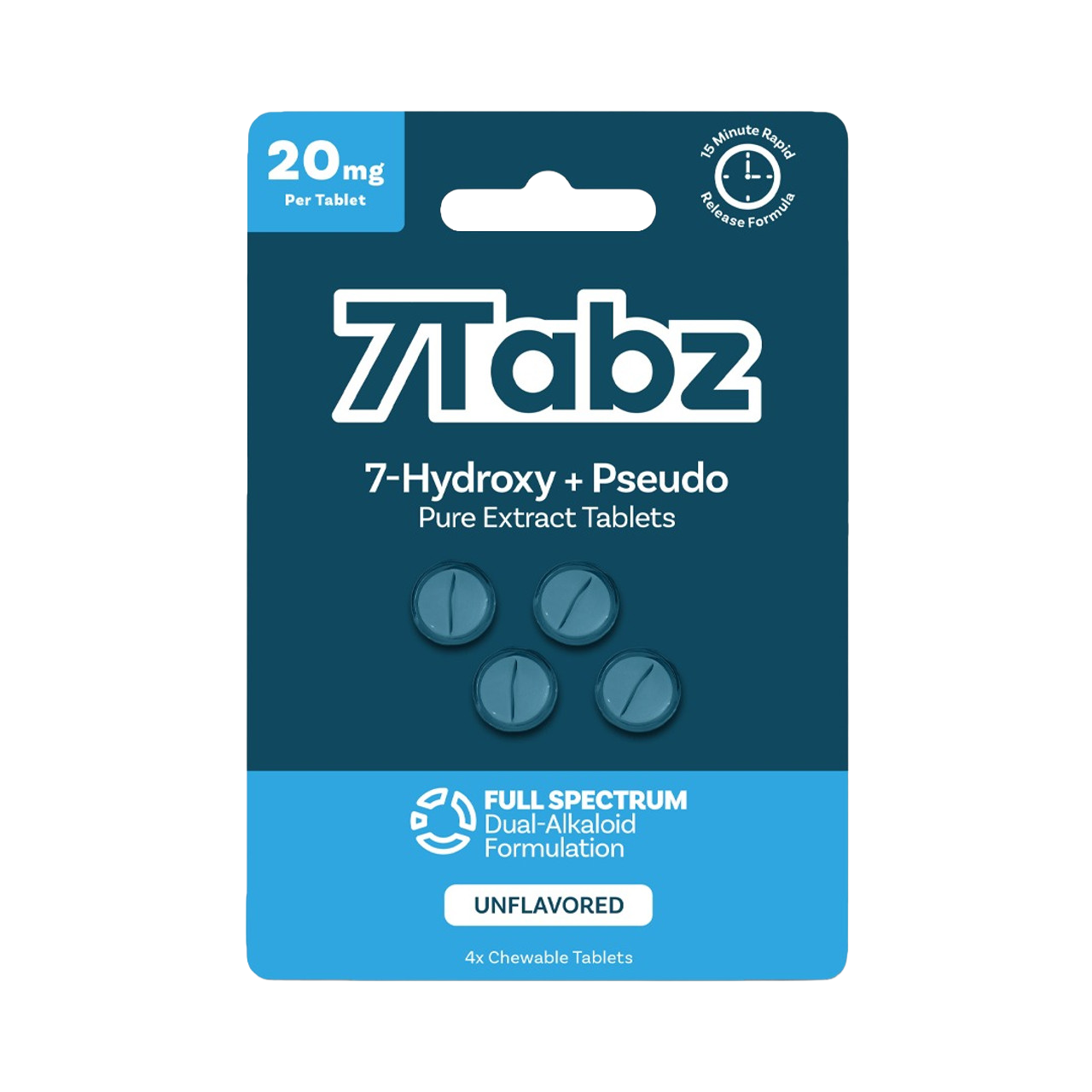 7Tabz 20mg 4 Count - Unflavored