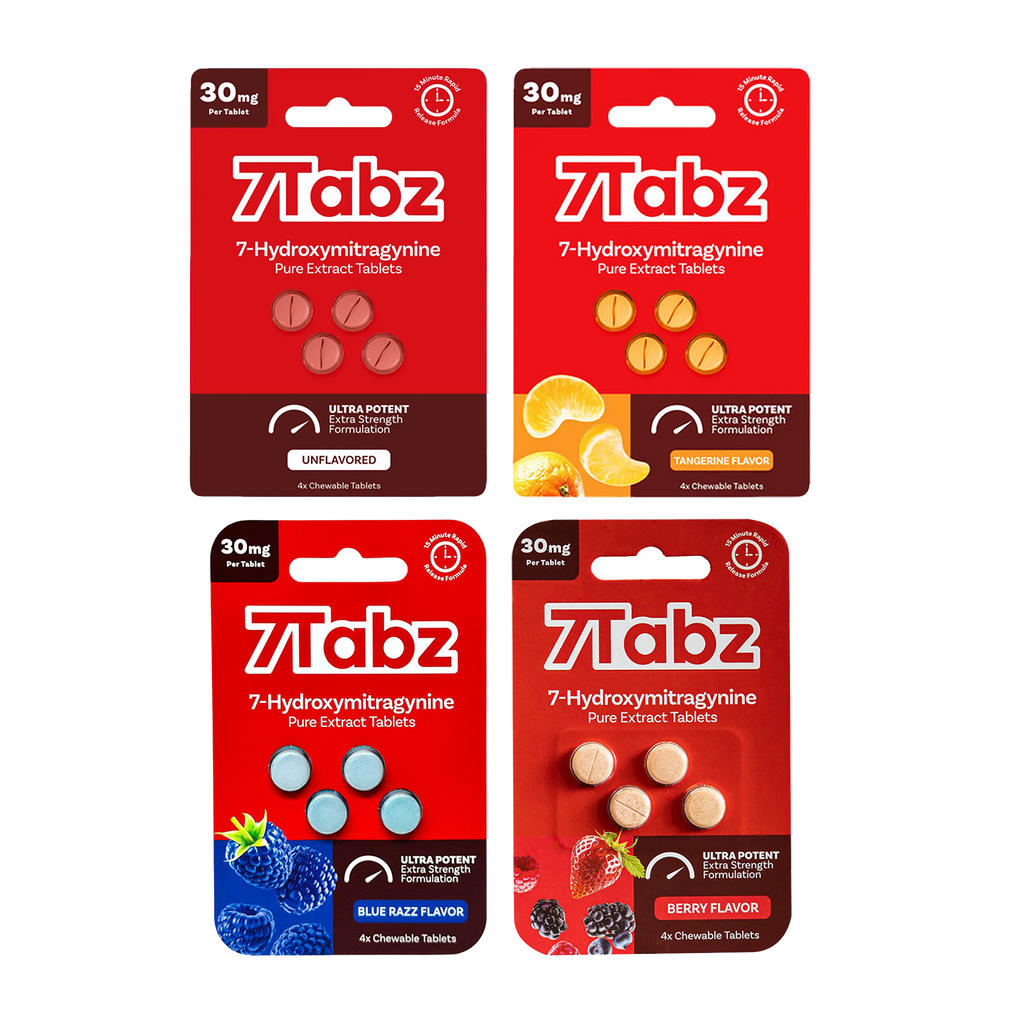 7Tabz Pure Extract Chewable Tablets 30mg (4 Count Pack)