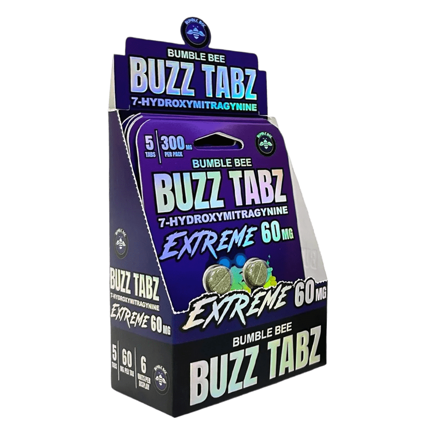 Bumble Bee Buzz Tabz Extreme 60mg - Display Box (6 Packs / 30 Tabs)