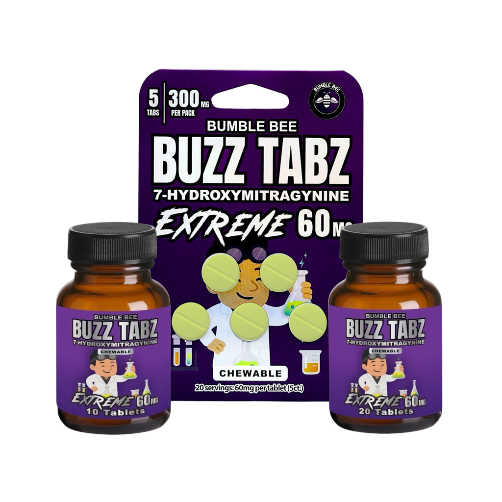 Bumble Bee Buzz Tabz Extreme (5ct / 10ct / 20ct) - 60mg  Chewables