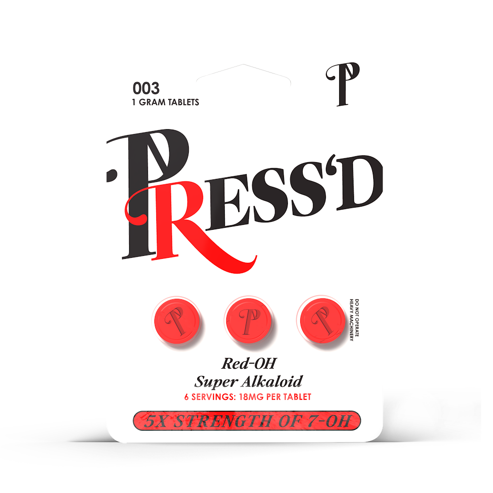 Press'd Tablets - Red OH Super Alkaloid 3 Pack